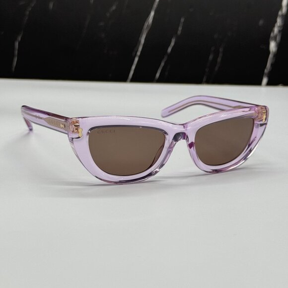 NEW GUCCI SUNGLASSES GG1521S 004 LIGHT PURPLE EYEWEAR main image 7